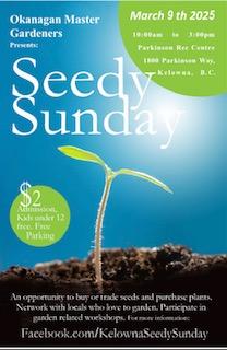 Kelowna Seedy Sunday 2025 Poster